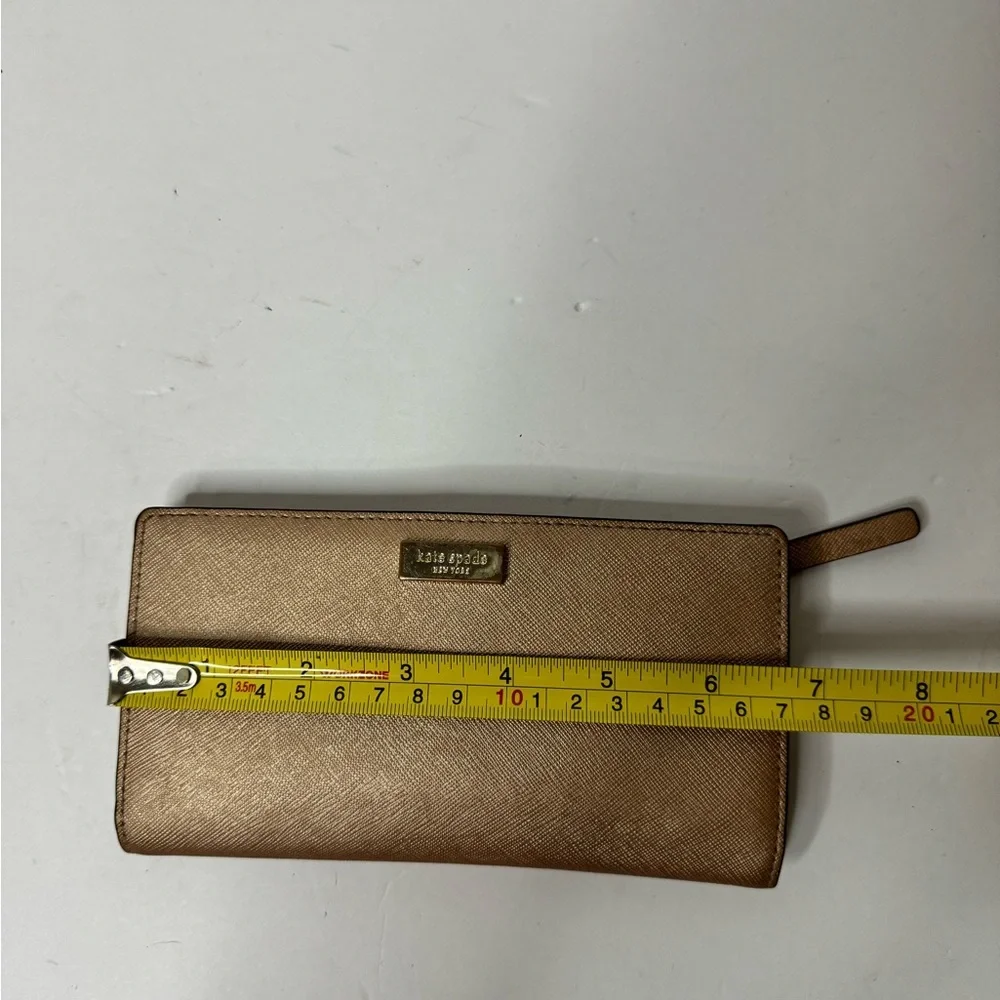 Kate Spade New York Large Slim Bifold Wallet Blush Pink